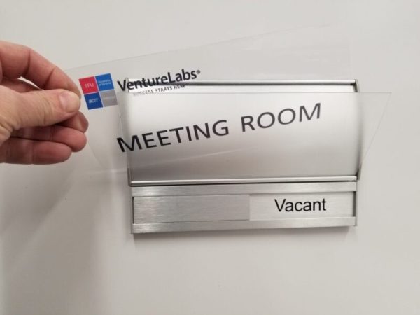 Office Sliding Signs- Aluminum with Insert