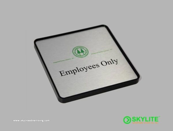 Employees Only Sign- Aluminum