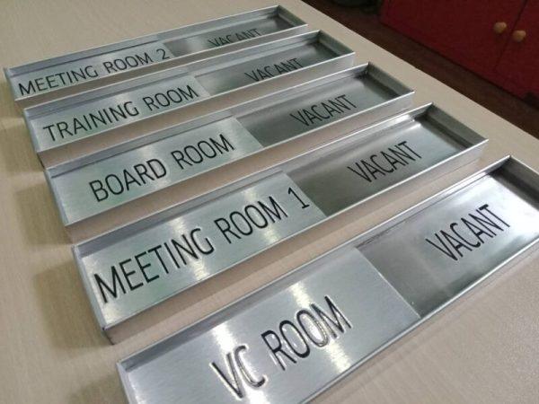 Aluminum Room Vacant Signs